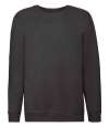 SSE9B 620310 Fruit of the Loom Kids Premium Drop Shoulder Sweatshirt Black colour image